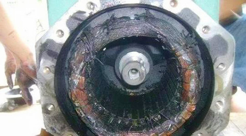 過載導致燒電機