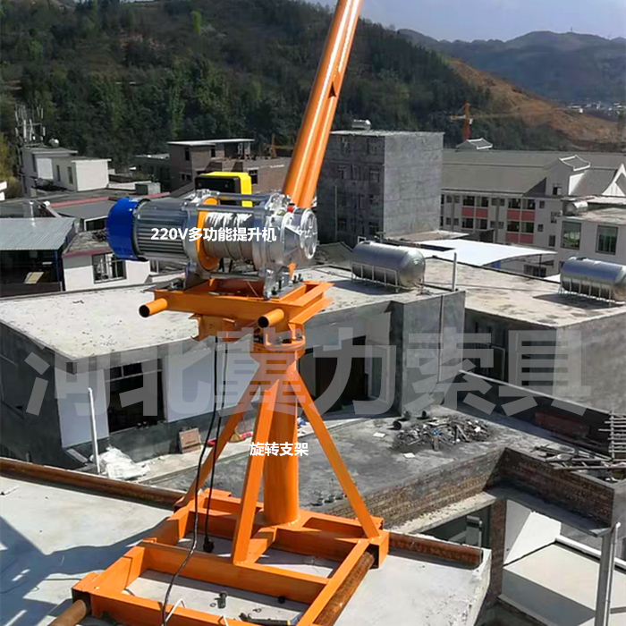 微小多功能電動提升機組裝好的成品圖